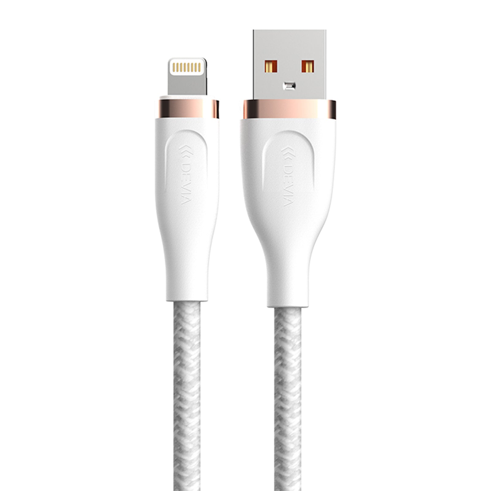 DEVIA Star Series EC417 1.5m USB-A to Lightning 2.4A Quick Charge Cable Data Sync Cord DEVIA Star Series EC417 1.5m USB-A to Lightning 2.4A Quick Charge Cable Data Sync Cord